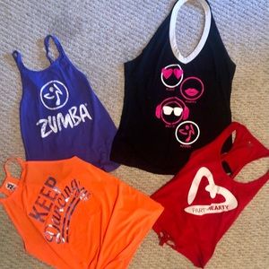 4 Zumba tops